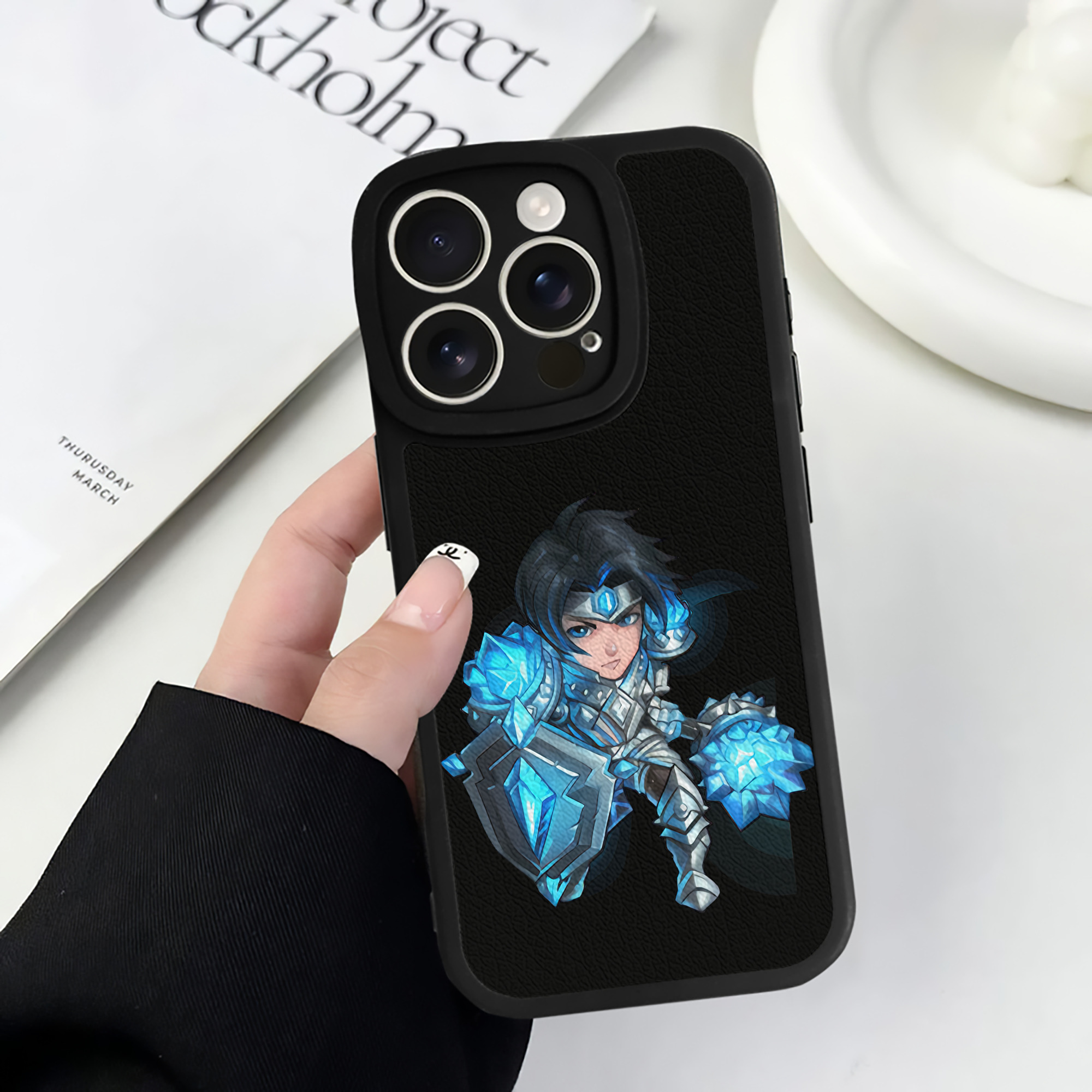 リーグ・オブ・レジェンド League of Legends LOL 【iPhone 16シリーズ対応】シリコンスマホケース（レザー調） 材質：シリコン